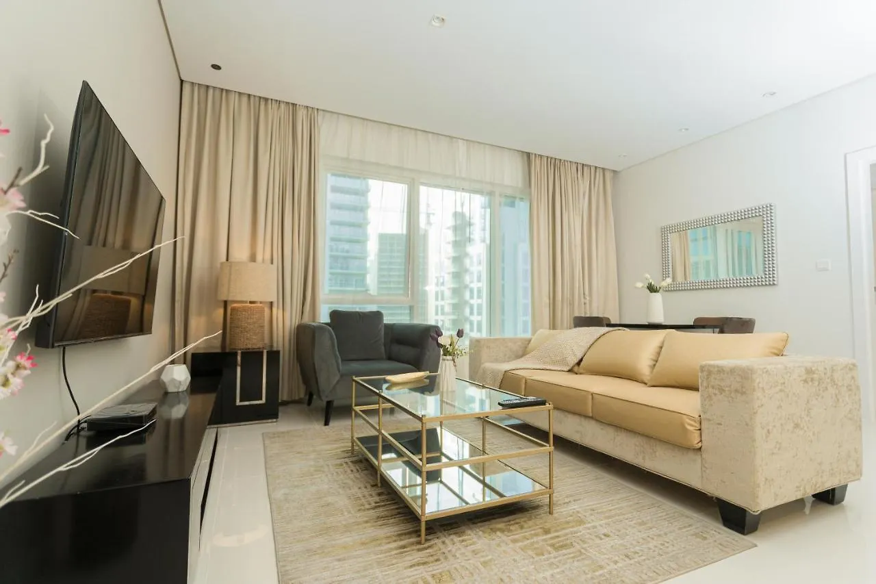 Apartment Oskena Vacation Homes-Damac Maison Canal View Dubai