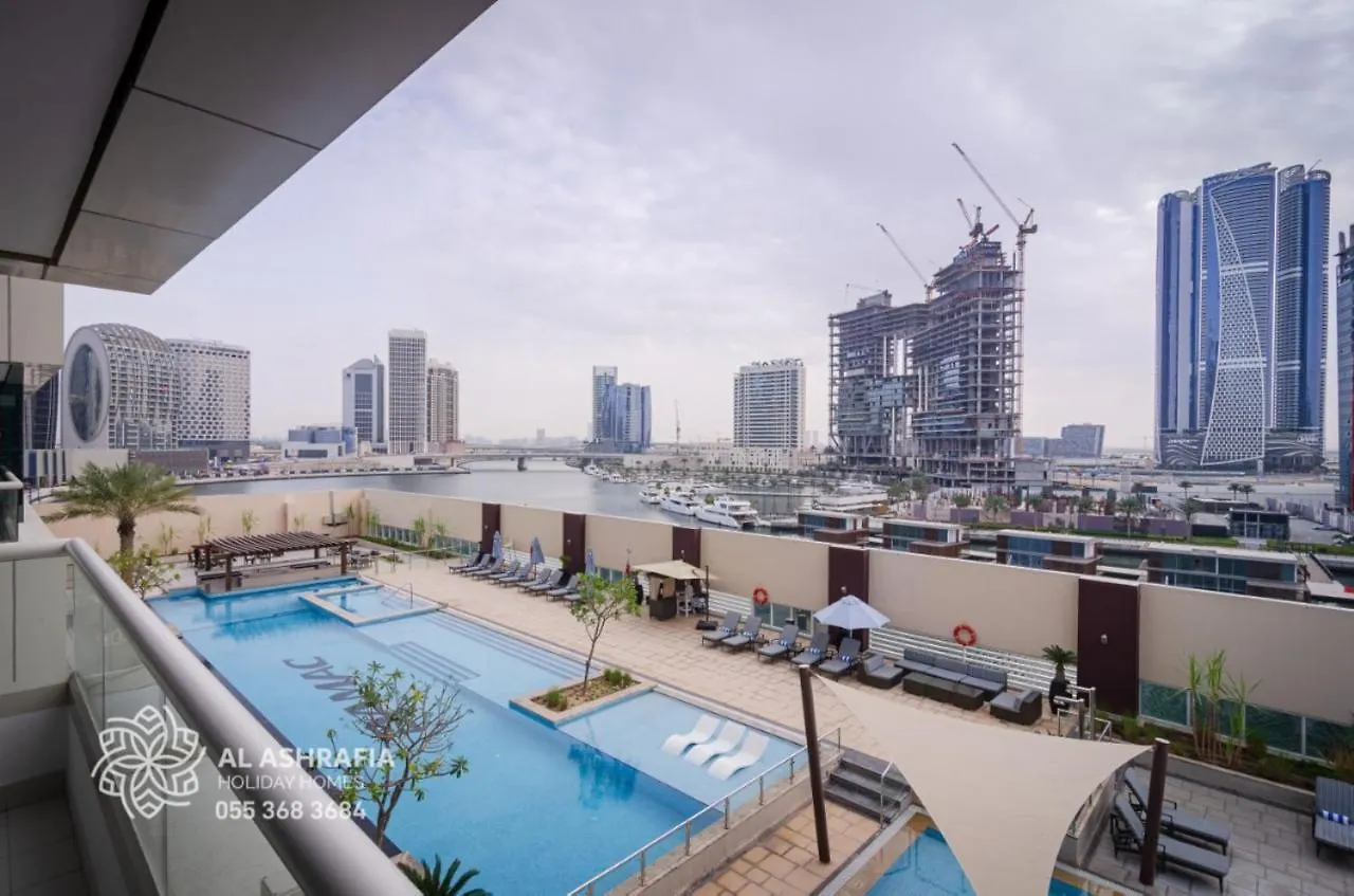 דובאי Oskena Vacation Homes-Damac Maison Canal View דירה